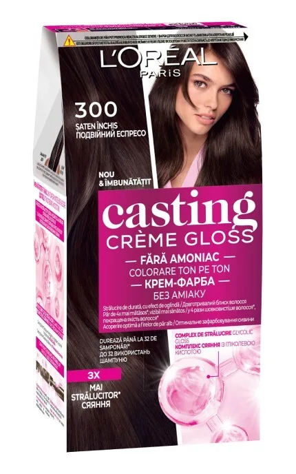 Фарба для волосся без аміаку Сasting Creme Gloss 300 подвійний еспресо 1 шт