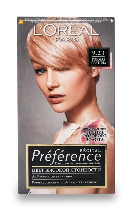 Фарба для волосся L’Oreal Paris Preference 9.23 рожева платина 1 шт