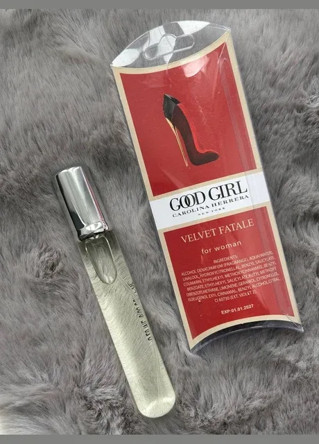 Парфум міні Carolina Herrera Good Girl Velvet Fatale, 20 мл No Brand (314489374)
