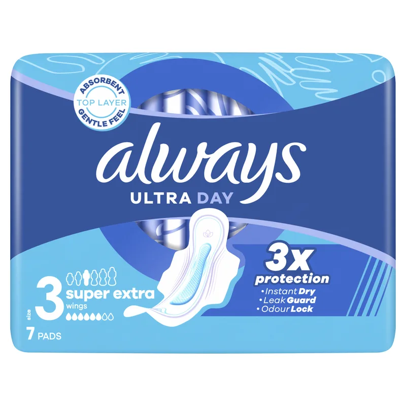 Прокладки гігієнічні жіночі ALWAYS (Олвейс) Ultra Day&Night Single (Дей Найт Сінгл) ультратонкі ароматизовані 7 шт