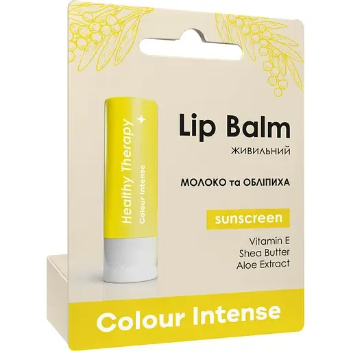 Бальзам для губ Colour Intense Healthy Therapy Живильний 04 Молоко та Обліпиха 5 г