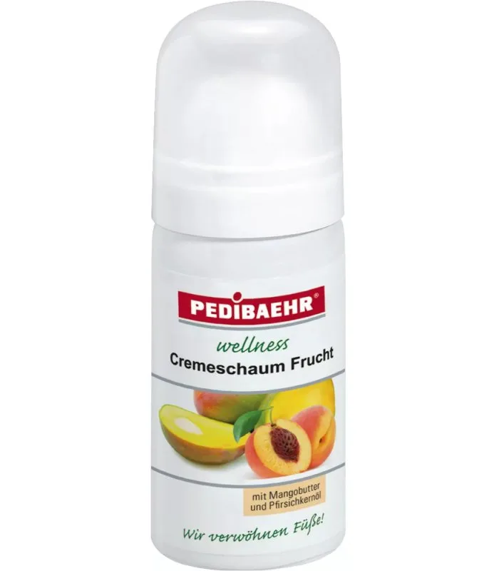 Cremeschaum Frucht — Фруктова крем-пінка для ніг з олією манго та персиковою олією