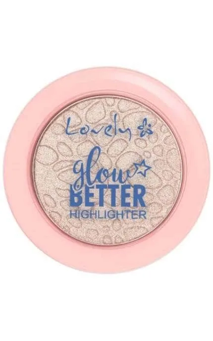 Хайлайтер для лица Lovely Glow Better прессованный 3,5 г
