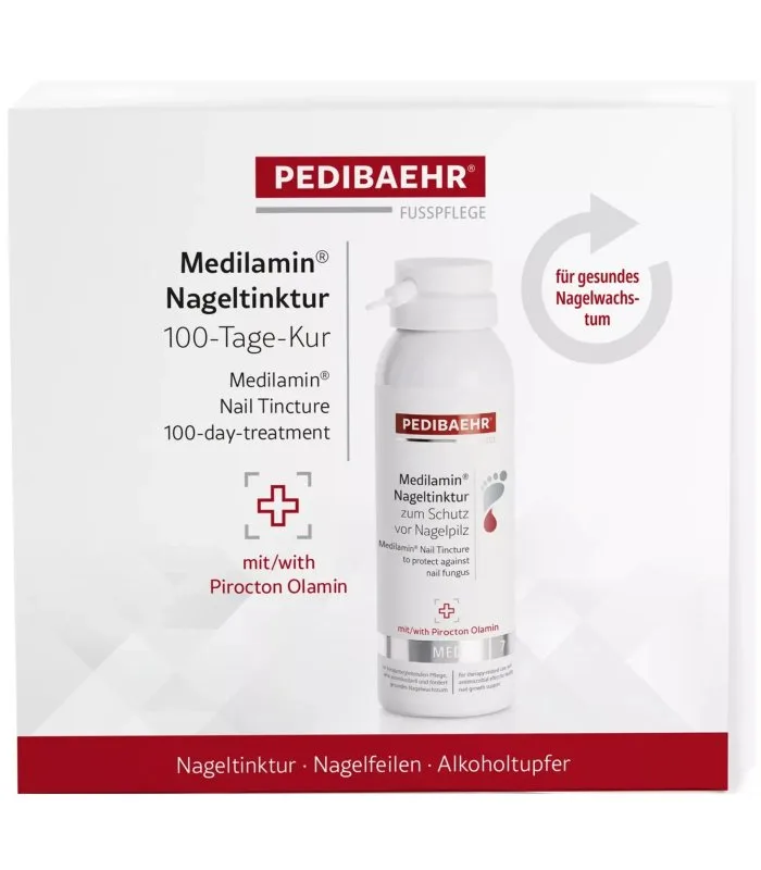 Medilamin Nail Care Set — Набор противогрибковый Medilamin для ногтей, 100 дней терапевтического ухода