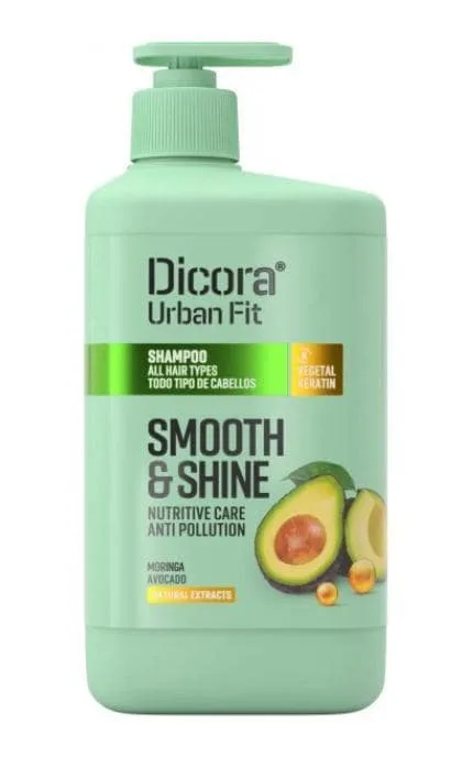 Шампунь Dicora Urban Fit Гладкість та блиск для всіх типів волосся 800 мл