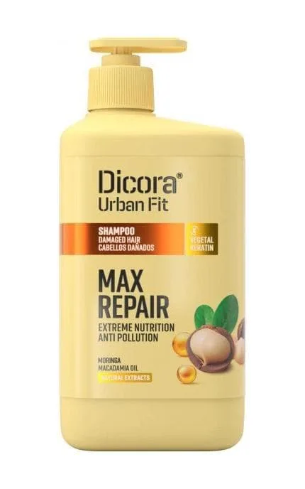 Шампунь Dicora Urban Fit Максимальне відновлення для пошкодженого волосся 800 мл