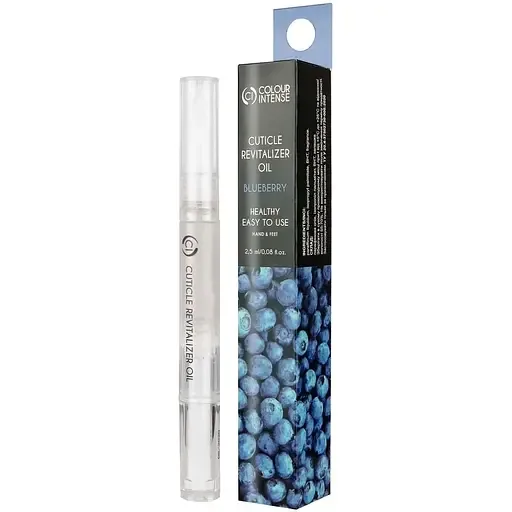 Олія для кутикули Colour Intense Cuticle Revitalizer Oil Blueberry відновлювальна 2.5 мл