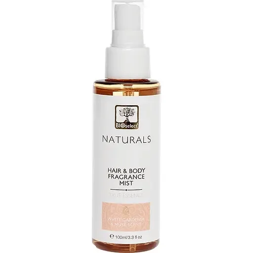 Міст BIOselect Hair and Body Fragrance Mist True Essence White Carodenia & Musk Scent для тіла та волосся 100 мл