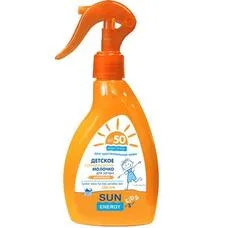 Молочко для засмаги Sun Energy Kids чутлива шкіра SPF50+ 200мл