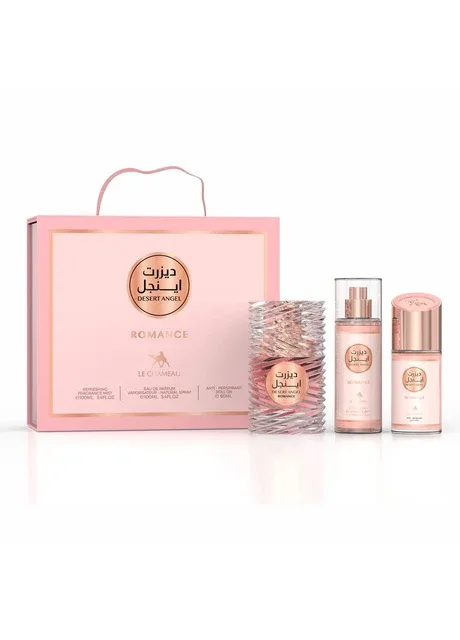 Подарунковий набір жіночий Legacy Desert Angel Romance Gift Set - парфум 100 мл + body mist 100 мл + roll on 60 мл Le Chameau (399342502)