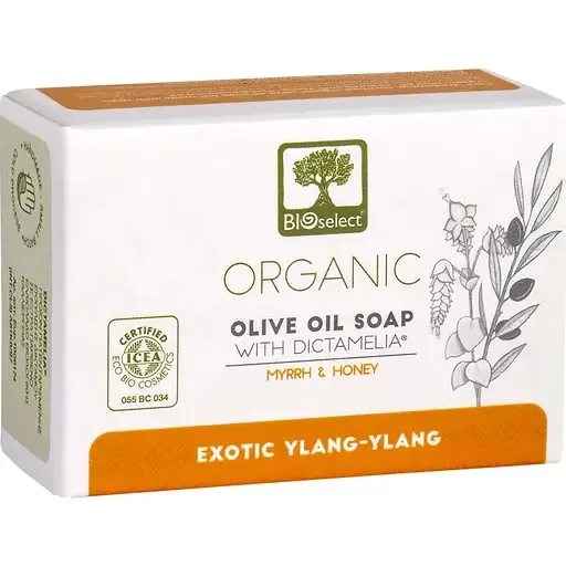 Мило для тіла та обличчя BIOselect Organic Olive Oil Soap Exotic Ylang-Ylang 80 г