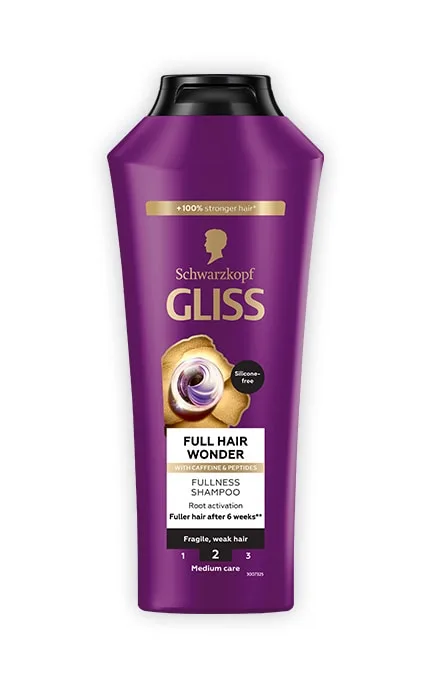 Шампунь Schwarzkopf Gliss Full Hair Wonder для ламкого та слабкого волосся 250 мл