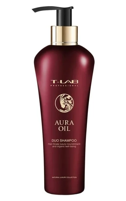 Шампунь T-LAB Professional Aura Oil Duo для м'якості й еластичності волосся 300 мл