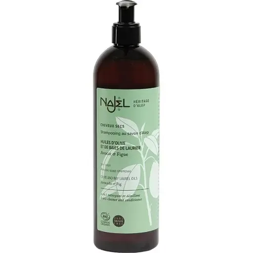 Шампунь на основі алеппського мила 2 в 1 Najel Aleppo Soap Shampoo для сухого волосся