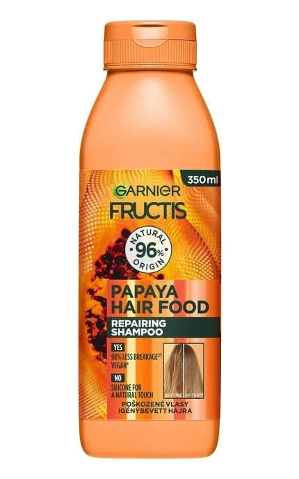 Шампунь Garnier Fructis Папая HairFood Відновлення для пошкодженого волосся 350 мл