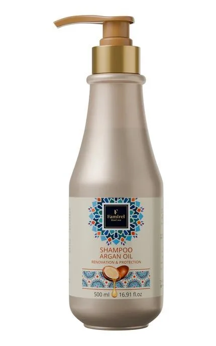 Шампунь для волосся Famirel Argan Oil з олією аргана 500 мл
