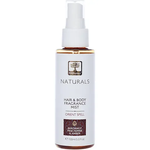 Міст BIOselect Hair and Body Fragrance Mist Orient Spell Bergamot Pink Pepper & Amber для тіла та волосся 100 мл