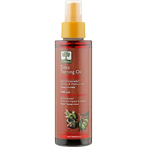 Олія для засмаги BIOselect Deep Tanning Oil Xtra Bronze 150 мл