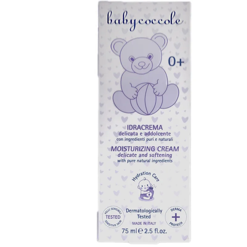 Зволожуючий крем Babycoccole з протеїнами мигдалю та бета-глюканом із вівсу 75 мл (8030009041805)