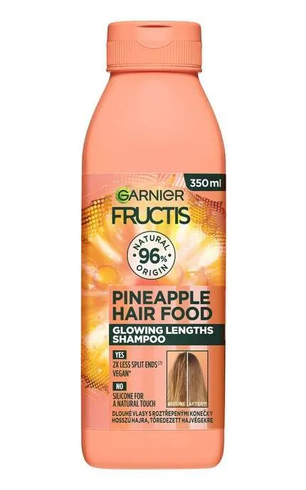 Шампунь для волосся Garnier Fructis Superfood Ананас Сяюча довжина 350 мл