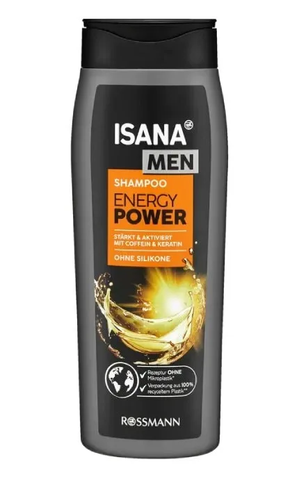 Шампунь для волосся Isana Men Energy Effect для чоловіків 300 мл