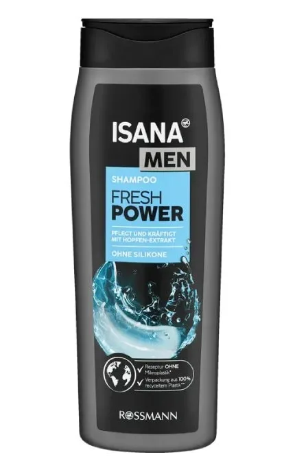 Шампунь для волосся Isana Men Extra Power для чоловіків 300 мл