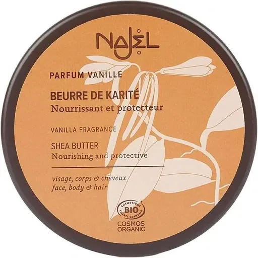 Масло ши для тіла, обличчя та волосся Najel Shea Butter Nourishing And Protective Vanilla Fragrance 100 г