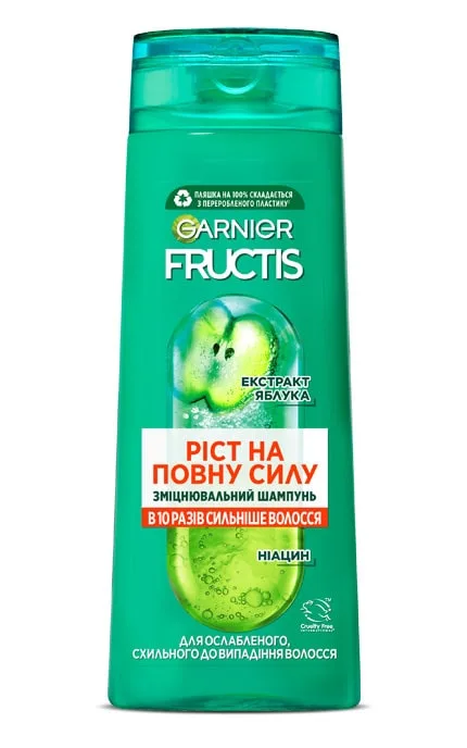 Шампунь для волосся Garnier Fructis Ріст на повну силу зміцнюючий 250 мл