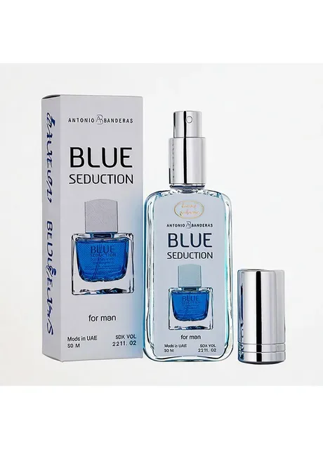 Чоловічий деревний парфум Blue Seduction - Luxury Perfume 65 ml No Brand (365267806)