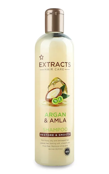 Шампунь для волосся Superdrug Extracts Argan&Amla 400 мл