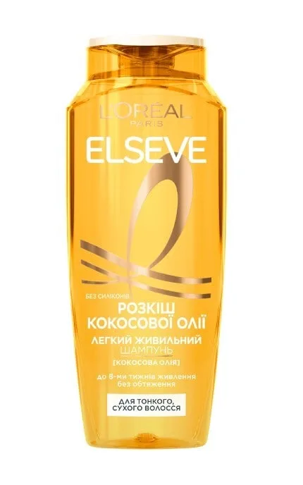 Шампунь для волосся L'Oreal Paris Elseve Розкіш кокосової олії 400 мл
