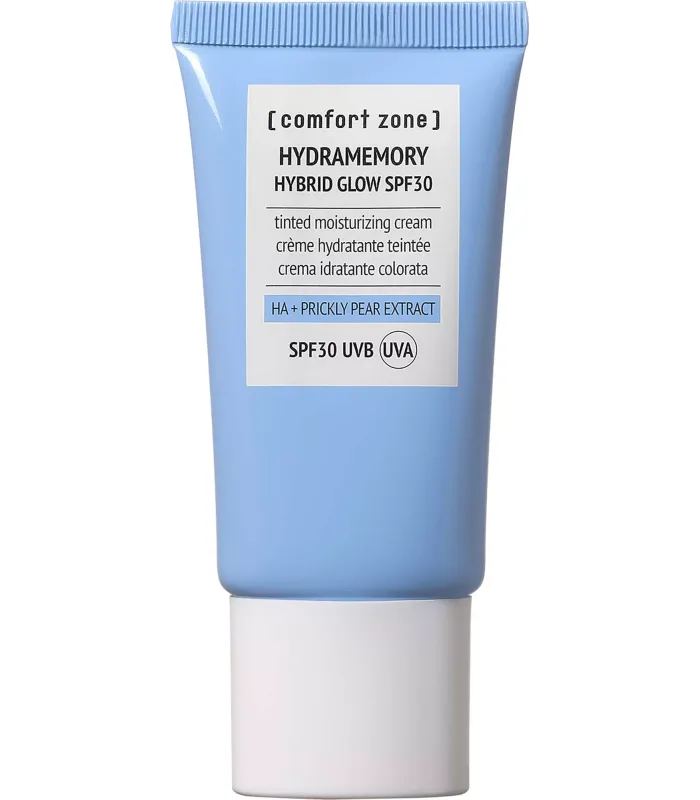 Hydramemory Hybrid Glow SPF 30 - Зволожувальний крем для обличчя з тонувальним ефектом SPF 30