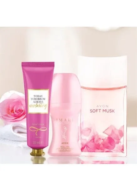 Жіночий набір "Рожева свіжість" з 3- х одиниць Avon (377885677)