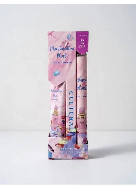 Жіночий парфумований набір Marshmallow Blush (парфумована вода 35 мл + крем для рук 30 мл) No Brand (382033523)