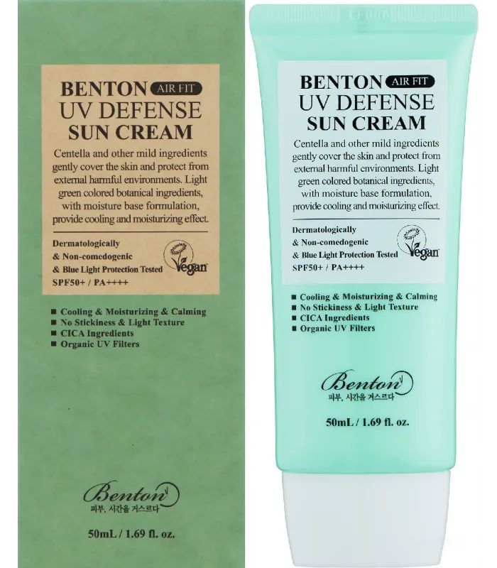 Air Fit UV Defense Sun Cream SPF50+/PA++++ - Сонцезахисний крем SPF50+/PA++++