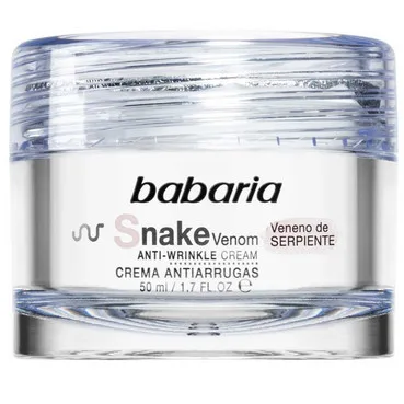 Крем для обличчя проти зморшок з зміїною отрутою Babaria Snake Venom Anti-Wrinkle Cream