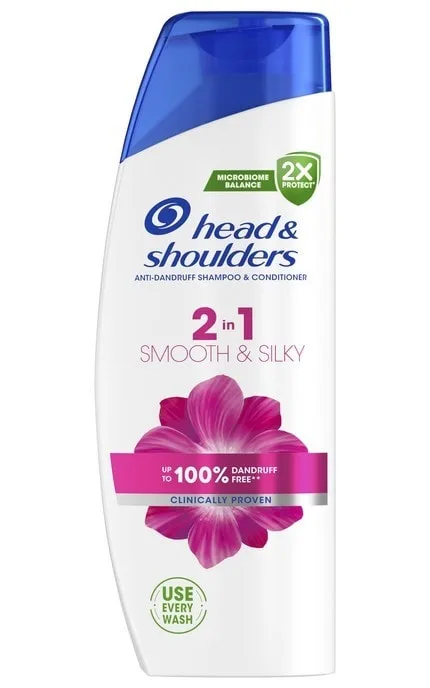 Шампунь проти лупи Head & Shoulders Гладке та шовковисте 2-в-1, 330 мл