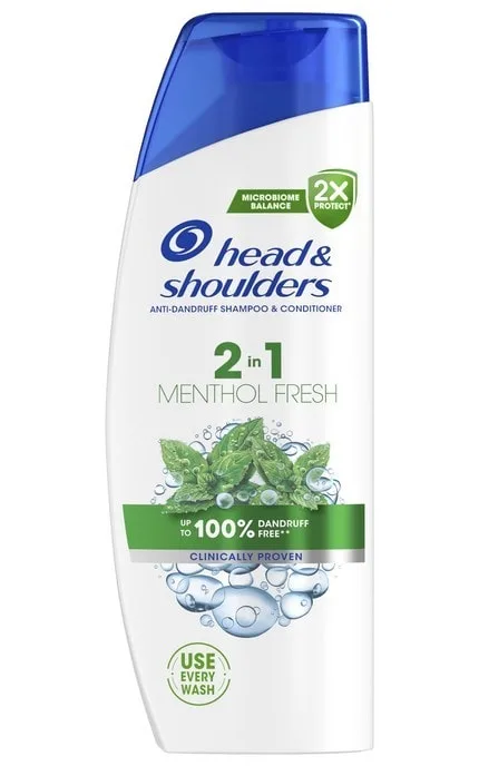 Шампунь проти лупи Head & Shoulders Ментол 2-в-1, 330 мл