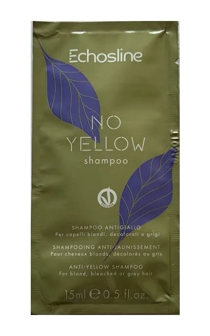 Шампунь для світлого волосся проти жовтизни Echosline No Yellow Shampoo 15 мл