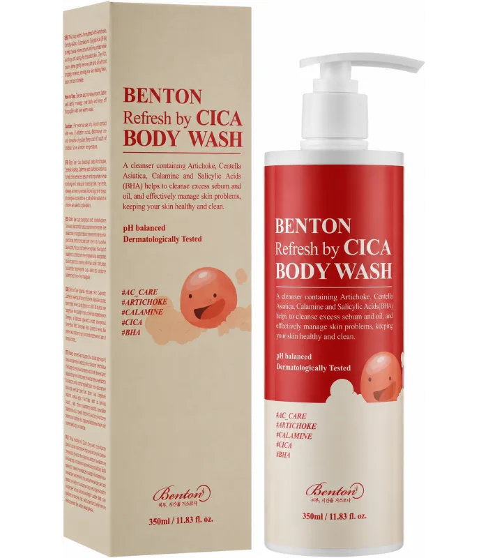 Refresh by CICA Body Wash - Гель для душу з центелою азіатською