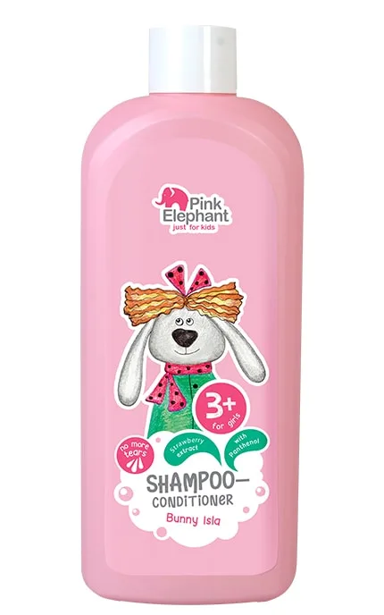 Шампунь-кондиціонер дитячий Pink Elephant Bunny Isla 500 мл