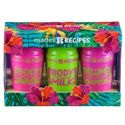 Косметичний набір "Соковитий Восторг" Mades Cosmetics Recipes (shm/100ml + sh/gel/100ml + b/milk/100ml)