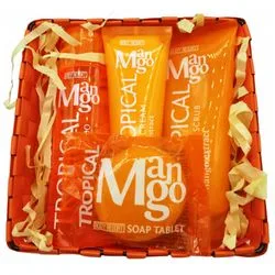 Набір "Манговий кошик" Mades Cosmetics Body Resort Kit (shm/250ml + scrab/250ml + h/cr/100ml + soap/50g)
