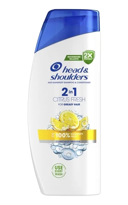 Шампунь проти лупи та бальзам-ополіскувач 2 в 1 Head & Shoulders Цитрусова свіжість 625 мл