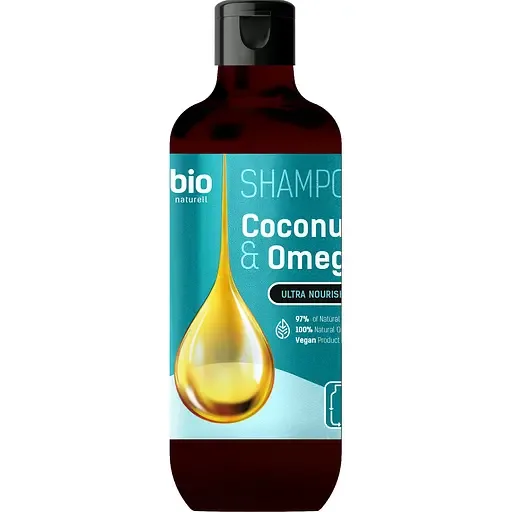 Шампунь Bio Naturell Coconut Oil & Omega 3 ультраживлення 355 мл