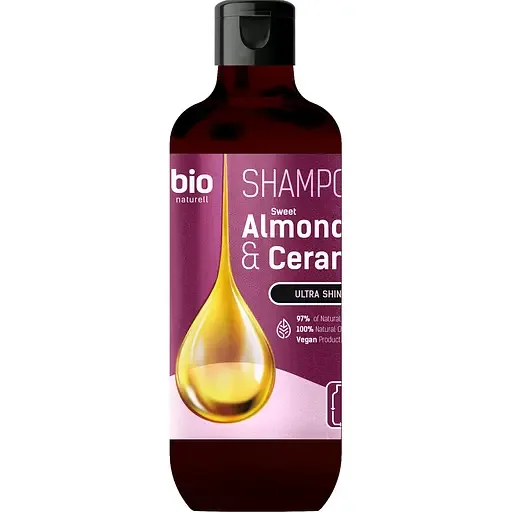 Шампунь Bio Naturell Sweet Almond Oil & Ceramides Ультраблиск