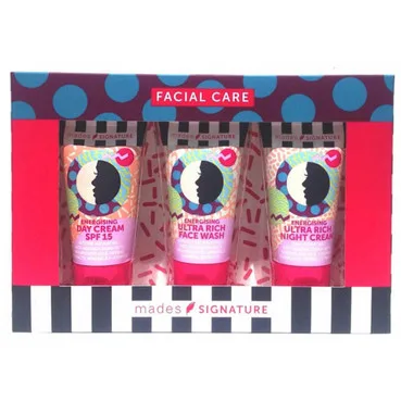 Набір по догляду за шкірою обличчя Mades Cosmetics Signature Set (day/cr/50ml+night/cr/50ml+f/wash/50ml)