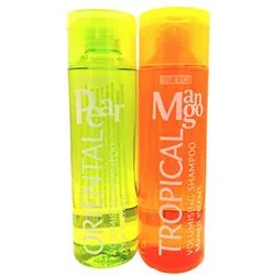 Набір шампунів "Манго + Груша" Mades Cosmetics Body Resort (sham/250ml + sham/250ml)