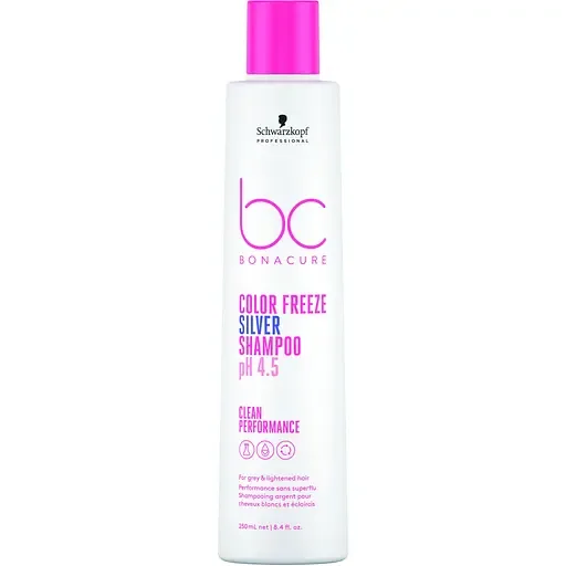 Шампунь BC Bonacur Color Freeze Silver для нейтралізації небажаної жовтизни волосся 250 мл