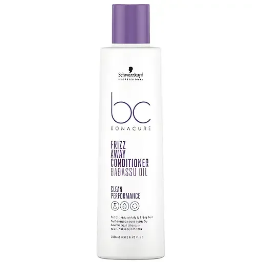 Кондиціонер BC BONACURE Frizz Away для гладкості жорсткого неслухняного та схильного до пушіння волосся 200 мл